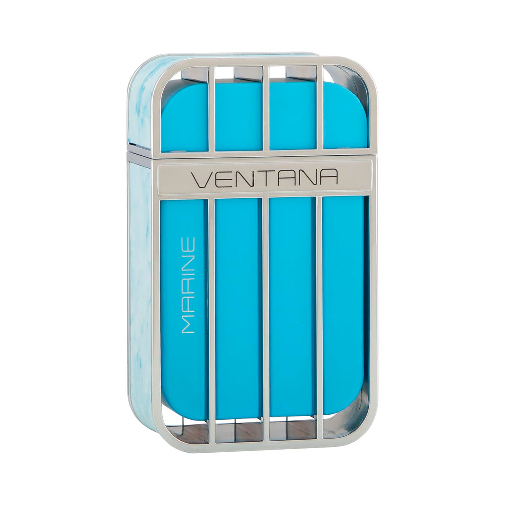 Armaf Ventana Marine packaging box showcases gift-ready presentation and quality.