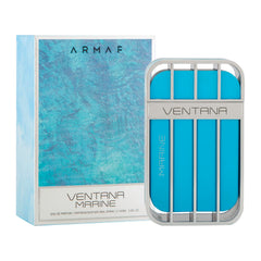 Armaf Ventana Marine on vanity suggests a sophisticated daily fragrance.
