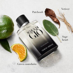 Armani Beauty Acqua di Giò bottle cap emphasizes premium, gift-ready presentation.