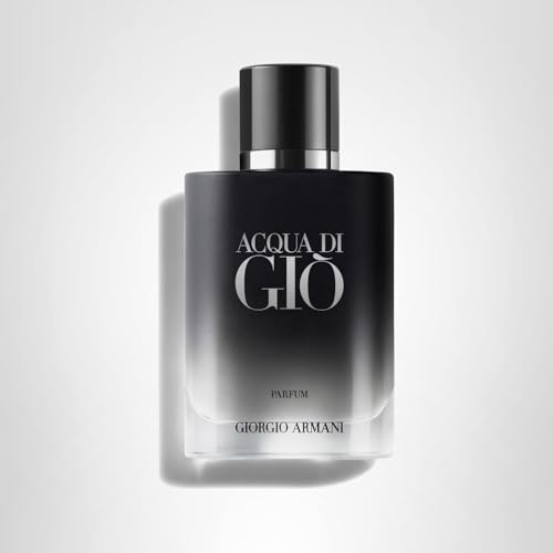 Armani Beauty Acqua di Giò Parfum base notes of patchouli and incense add depth.