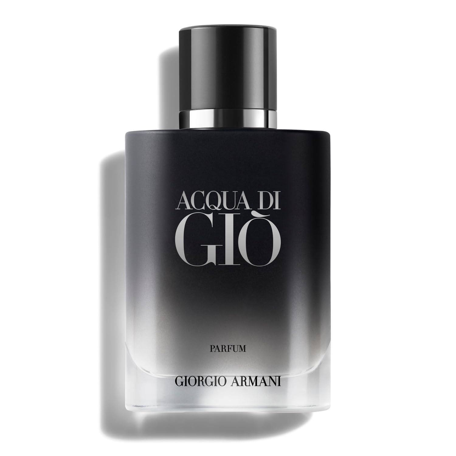 Armani Beauty Acqua di Giò Parfum bottle highlights fresh marine scent for daily wear.