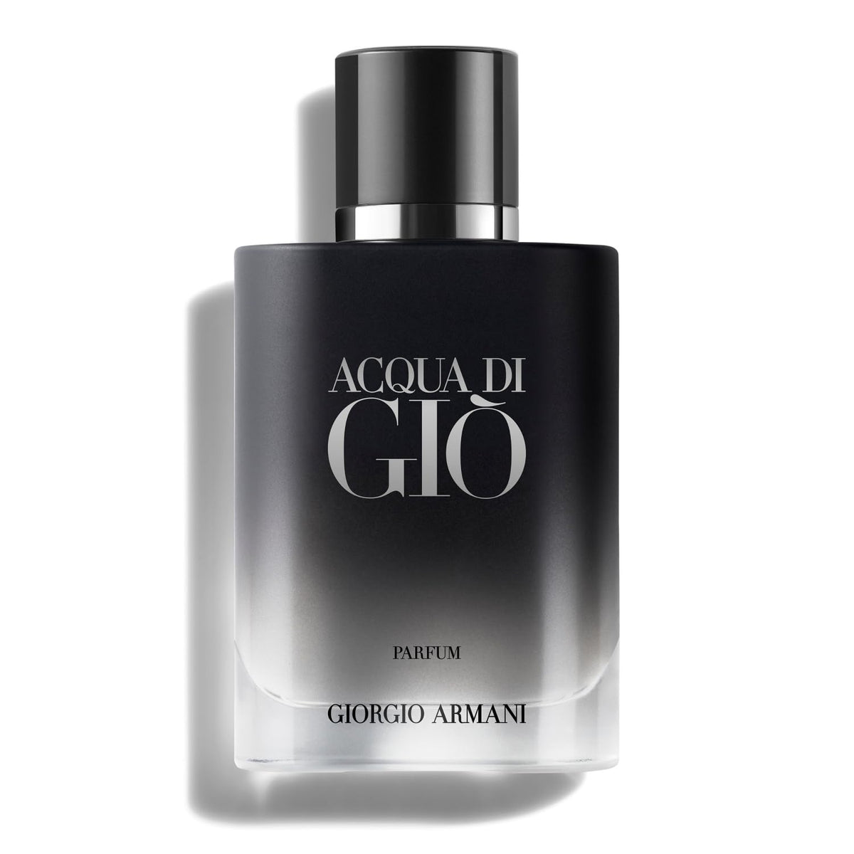 Armani Beauty Acqua di Giò Parfum bottle highlights fresh marine scent for daily wear.