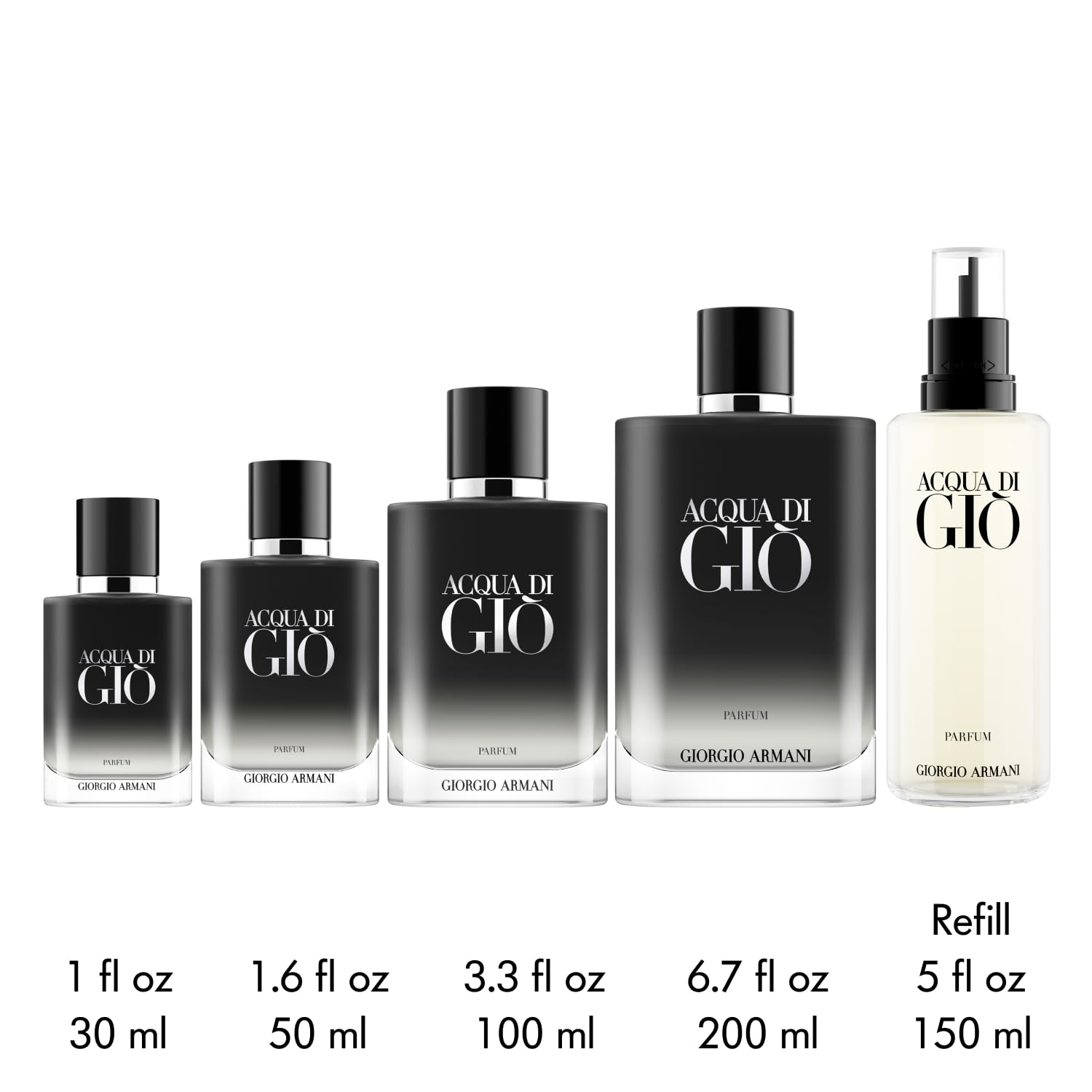 Armani Beauty Acqua di Gio Parfum outer box communicates luxury packaging.
