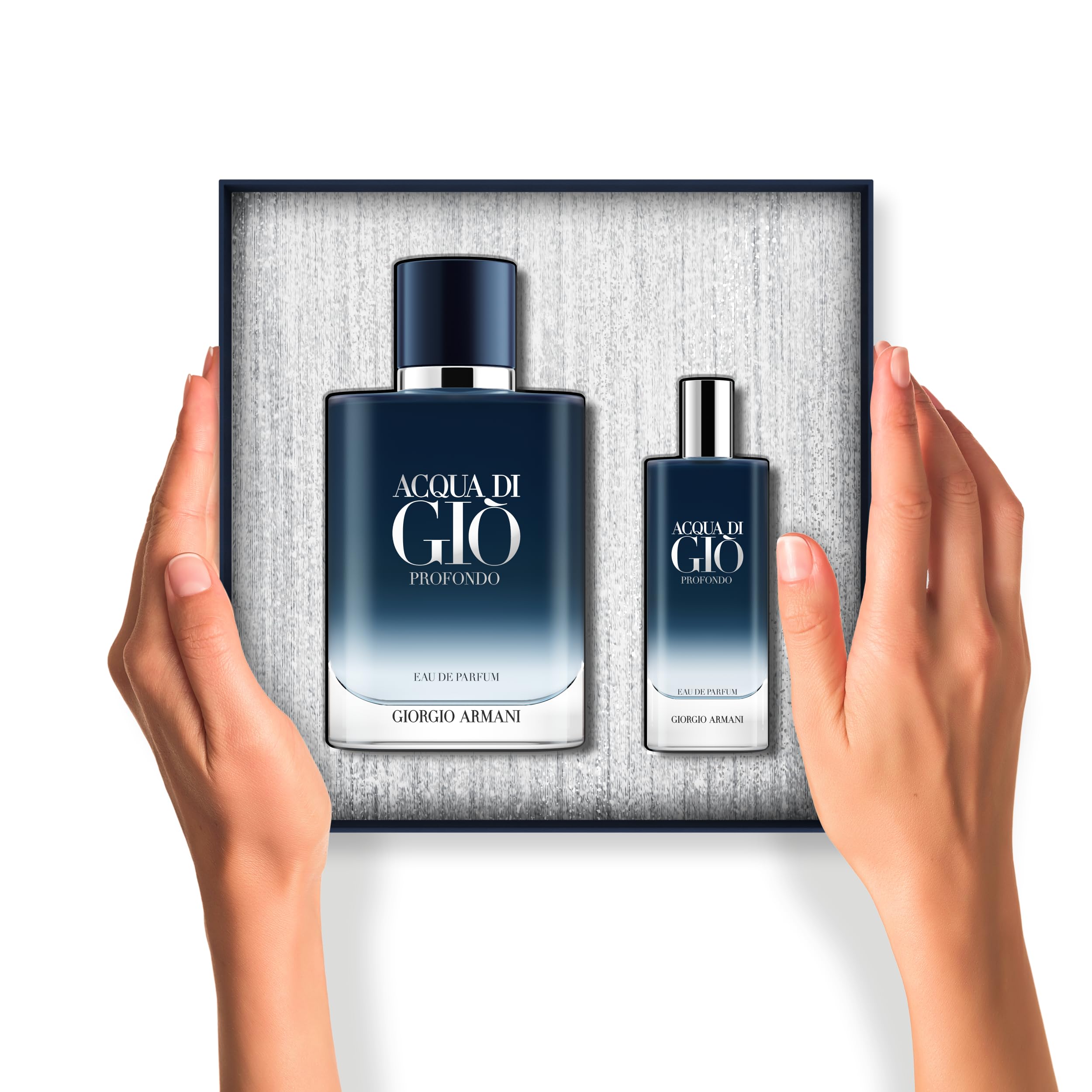 Armani Beauty Acqua di Giò Profondo premium packaging display