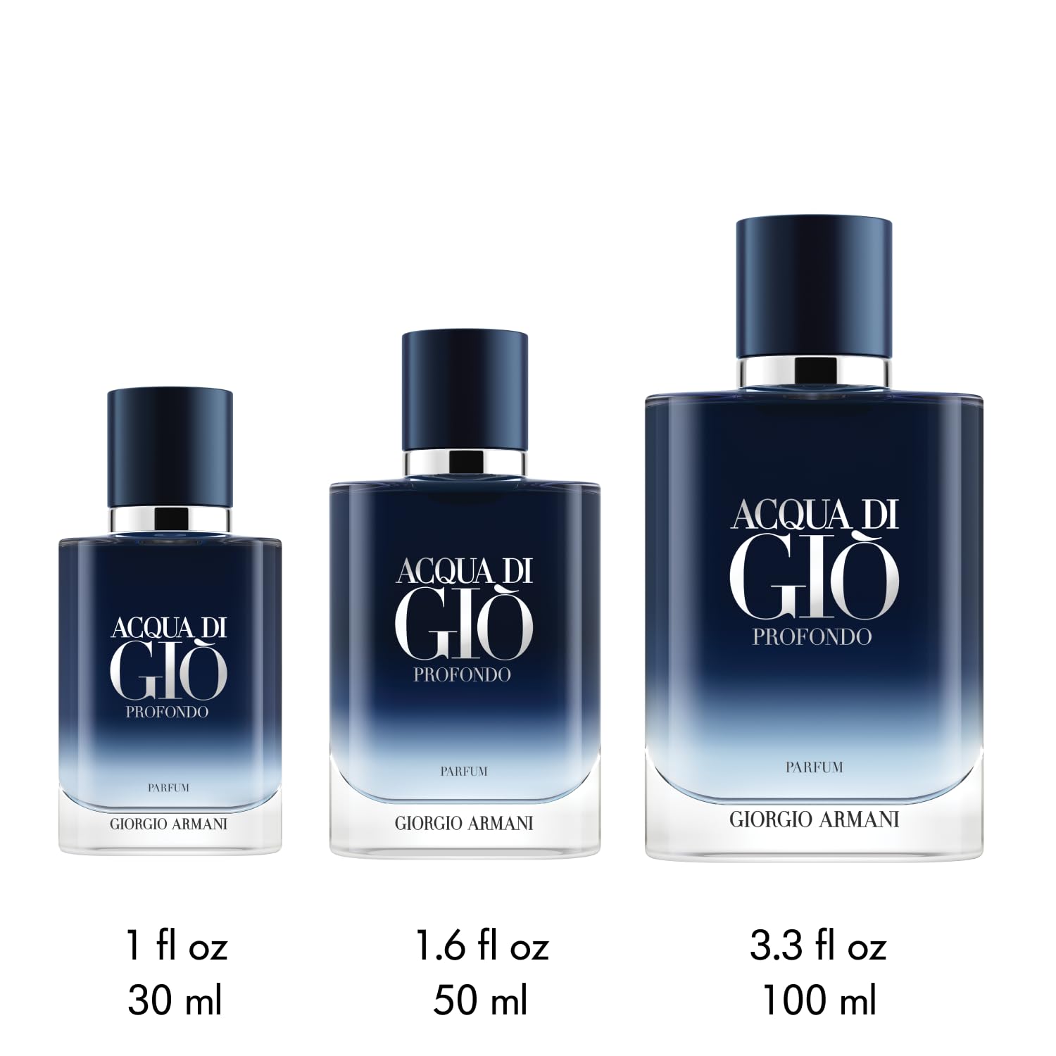 Armani Beauty Acqua di Giò Profondo pulse-point usage on wrist and neck.
