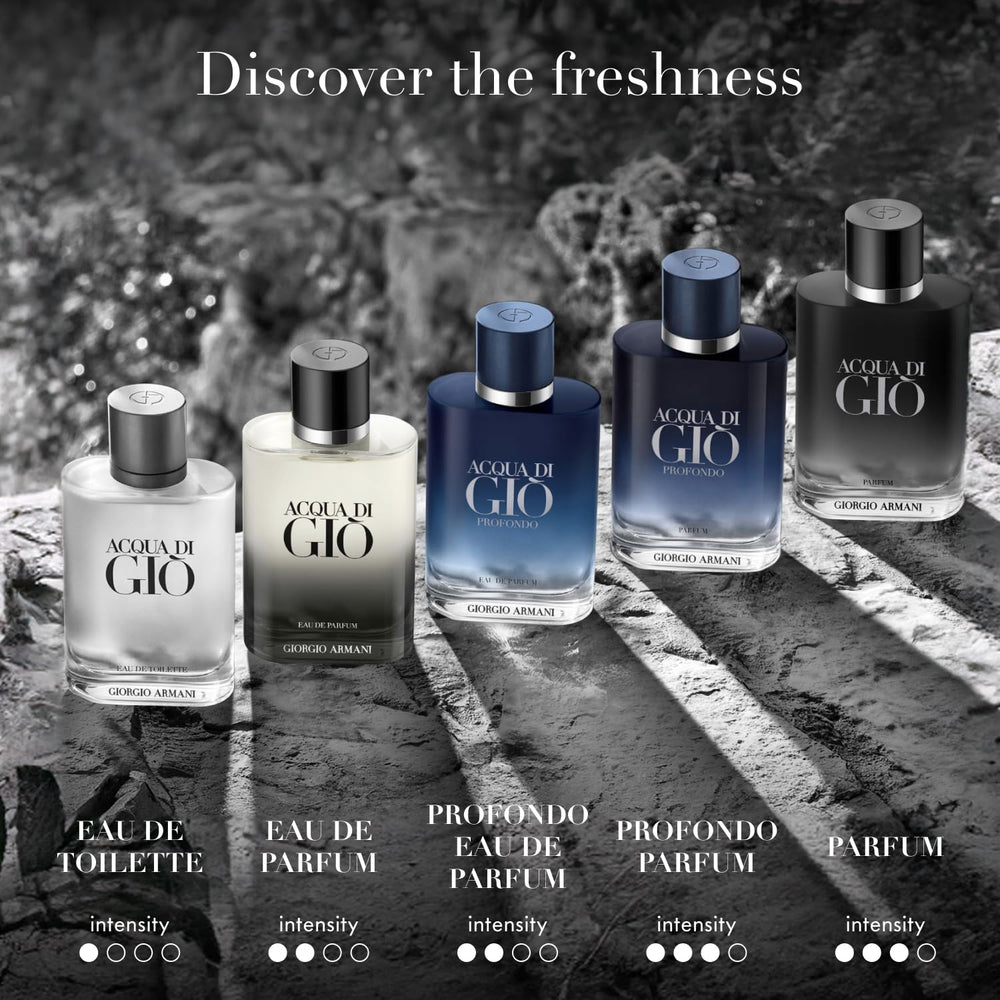 Armani Beauty Acqua di Gio woody base note, versatile everyday.