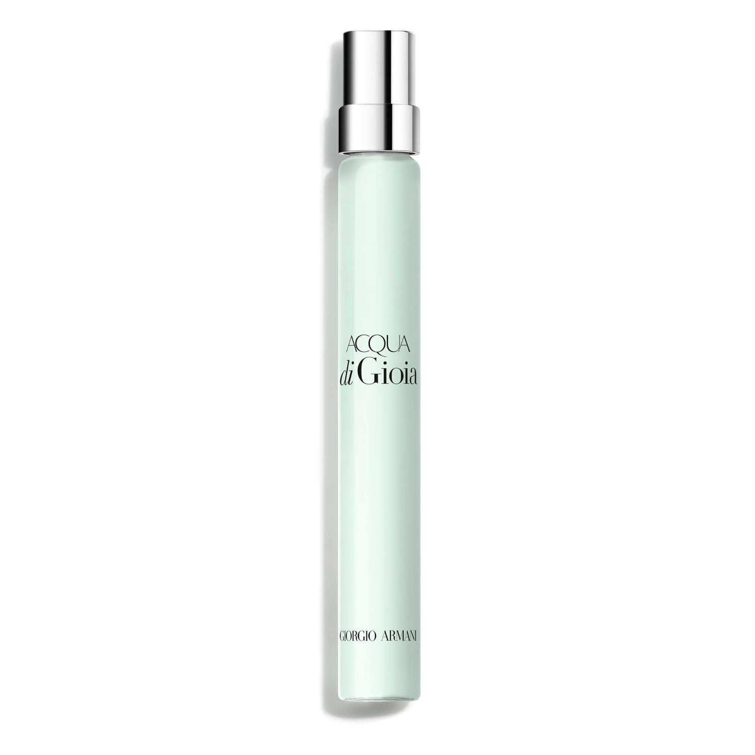Armani Beauty Acqua di Gioia bottle front shows a fresh oceanic fragrance for daily wear.