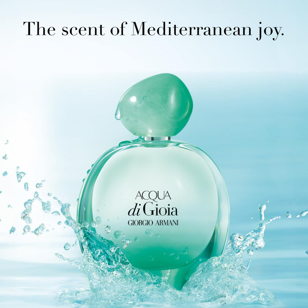 Armani Beauty Acqua Di Gioia Intense heart notes feature jasmine and rose Damascena.