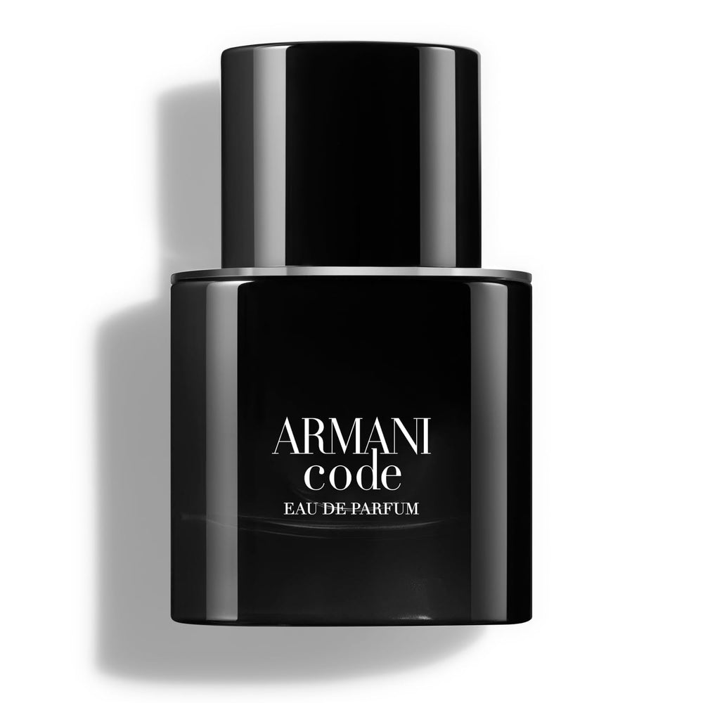 Armani Beauty Code EDP bottle-front view signals versatile, modern fragrance for day or evening.