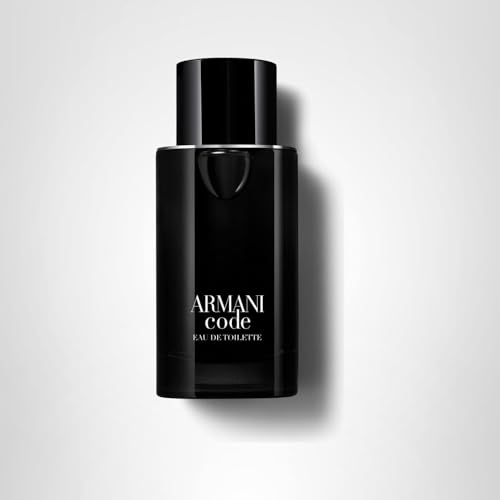 Armani Beauty Code EDT cedarwood and tonka-bean accents visible in marketing shot