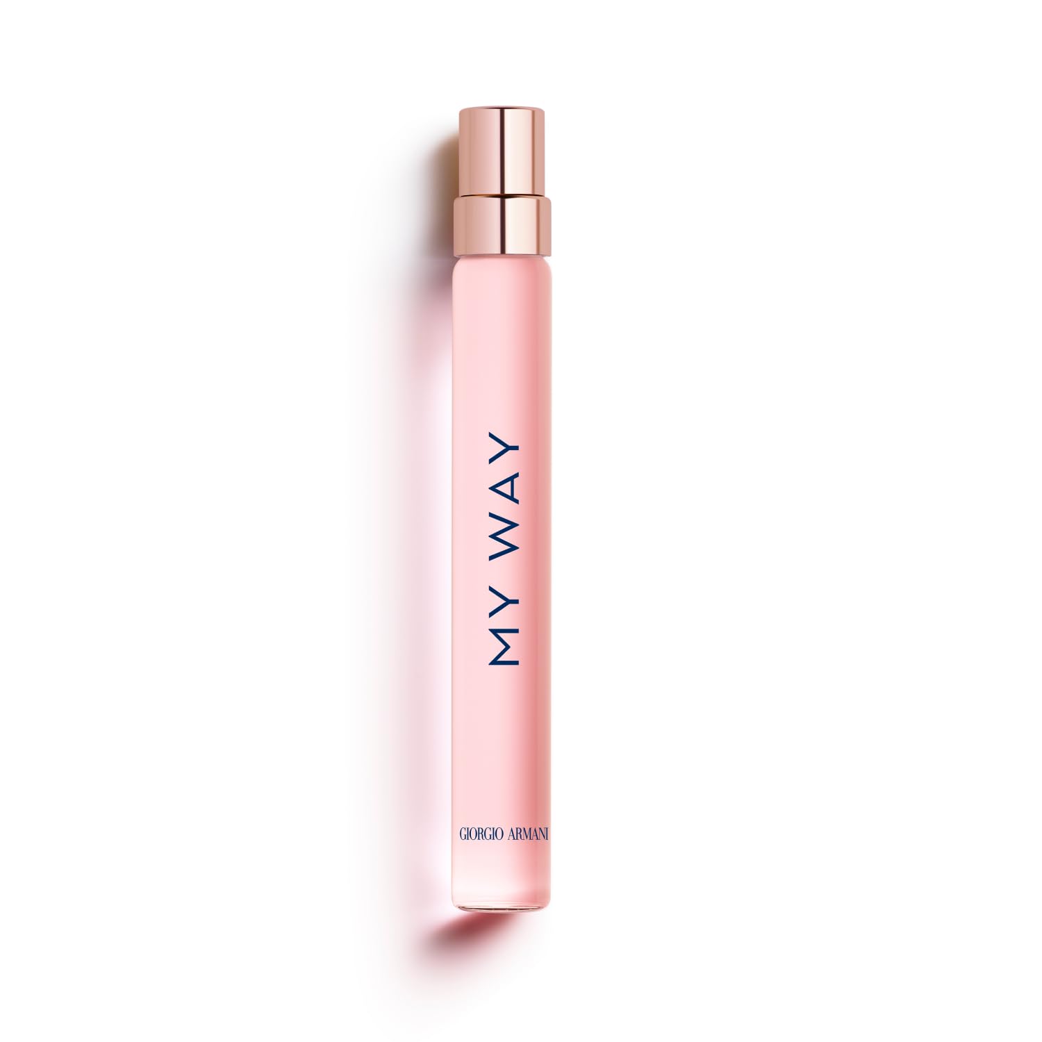 Armani Beauty My Way bottle blue cap closeup highlights premium design for daily fragrance rituals