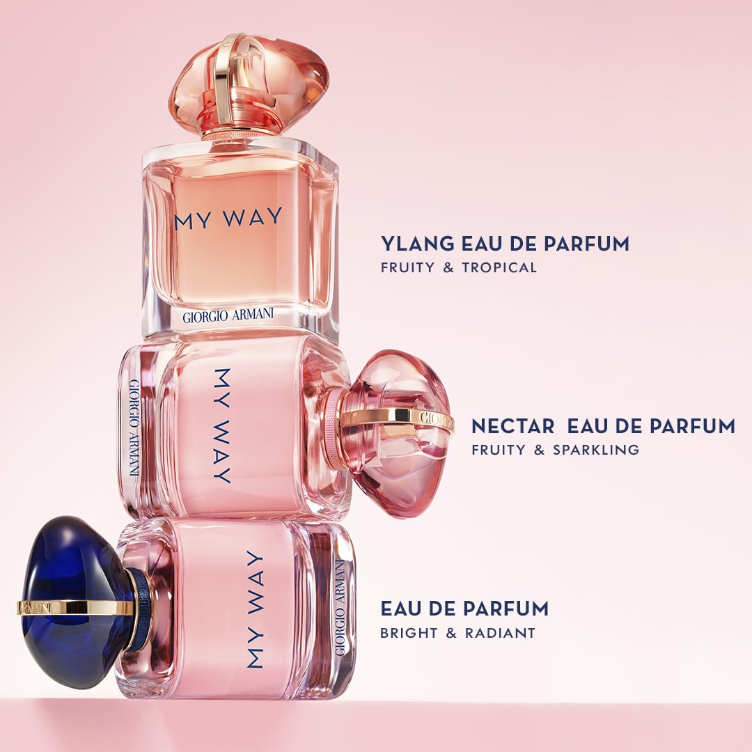 Armani Beauty My Way full-size application on pulse points for lasting aroma.