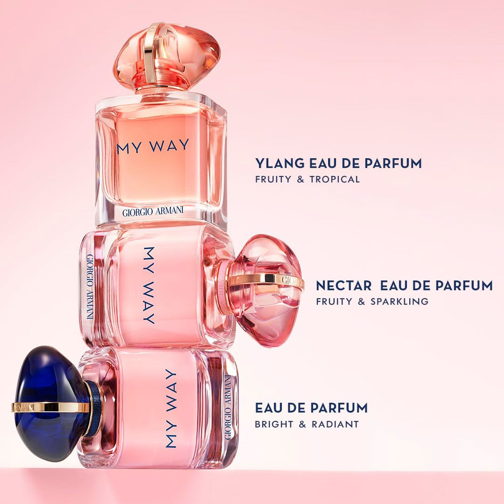 Armani Beauty My Way full-size application on pulse points for lasting aroma.