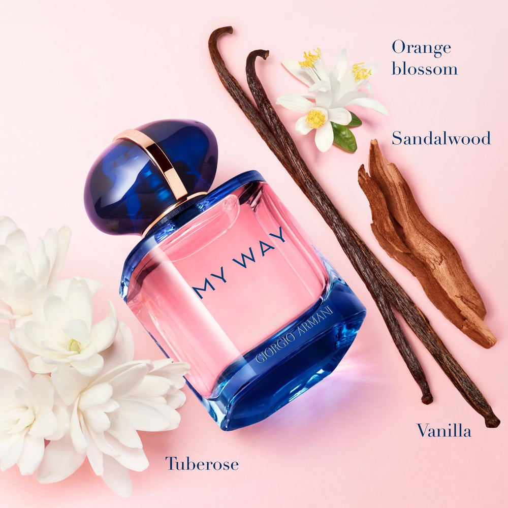 Armani Beauty My Way Intense front bottle shot displaying elegant silhouette