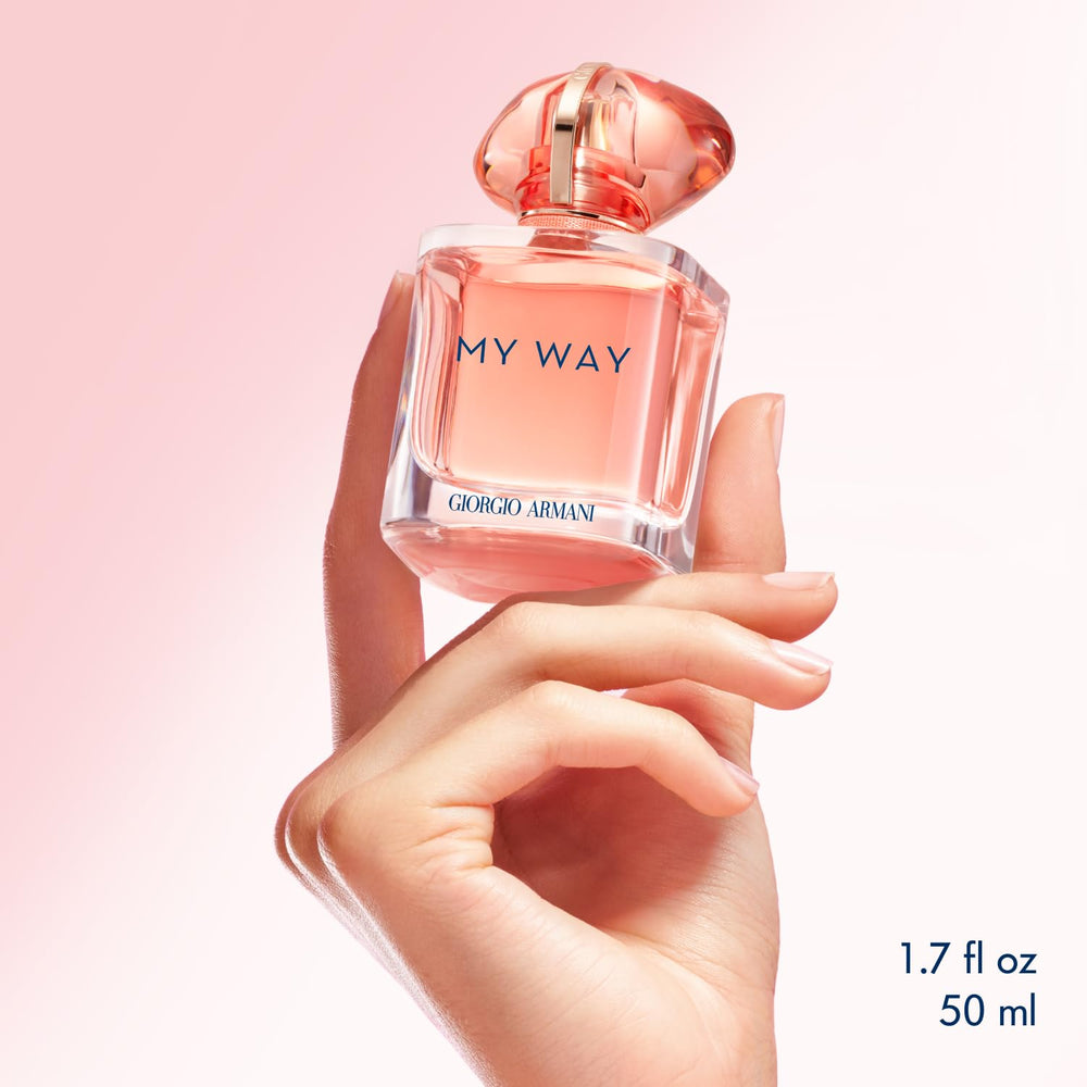 Armani Beauty My Way Ylang showcases tropical mango and coconut accords.