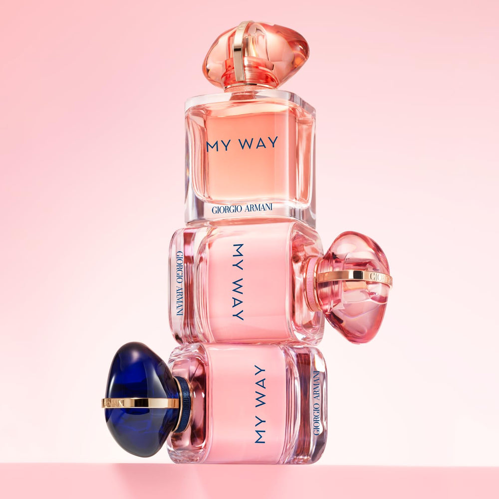 Armani Beauty My Way Ylang application on pulse points for everyday scent diffusion.