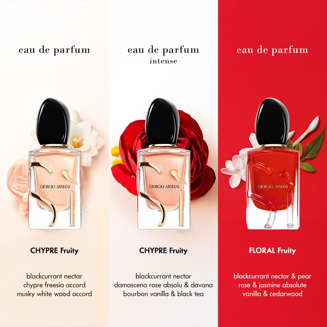 Armani Beauty Si EDP gift-ready packaging for occasions.