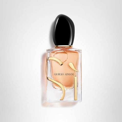 Armani Beauty Si EDP unboxing experience, premium presentation.