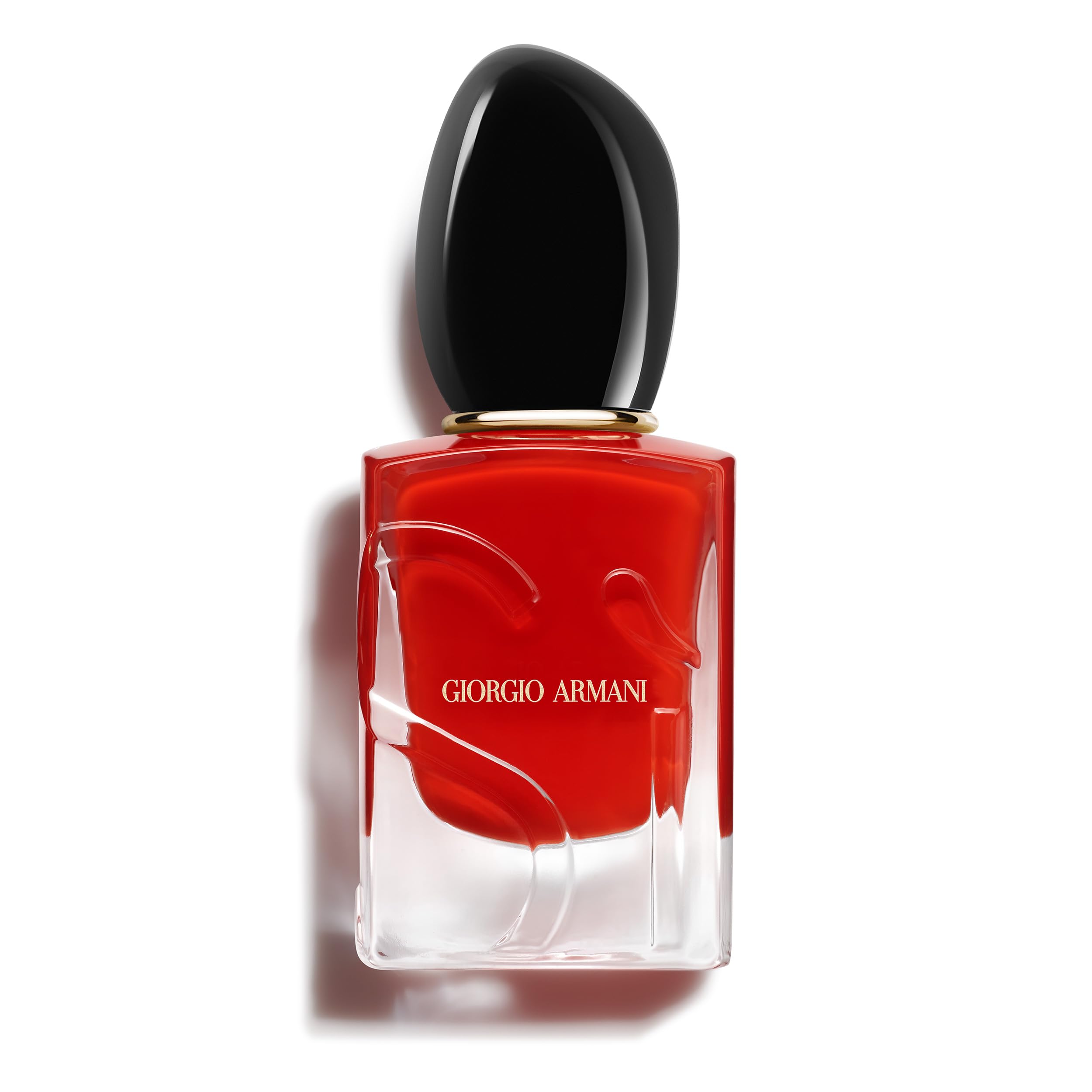 Armani Beauty Sì Passione bottle closeup highlighting lasting fragrance for day-to-night wear