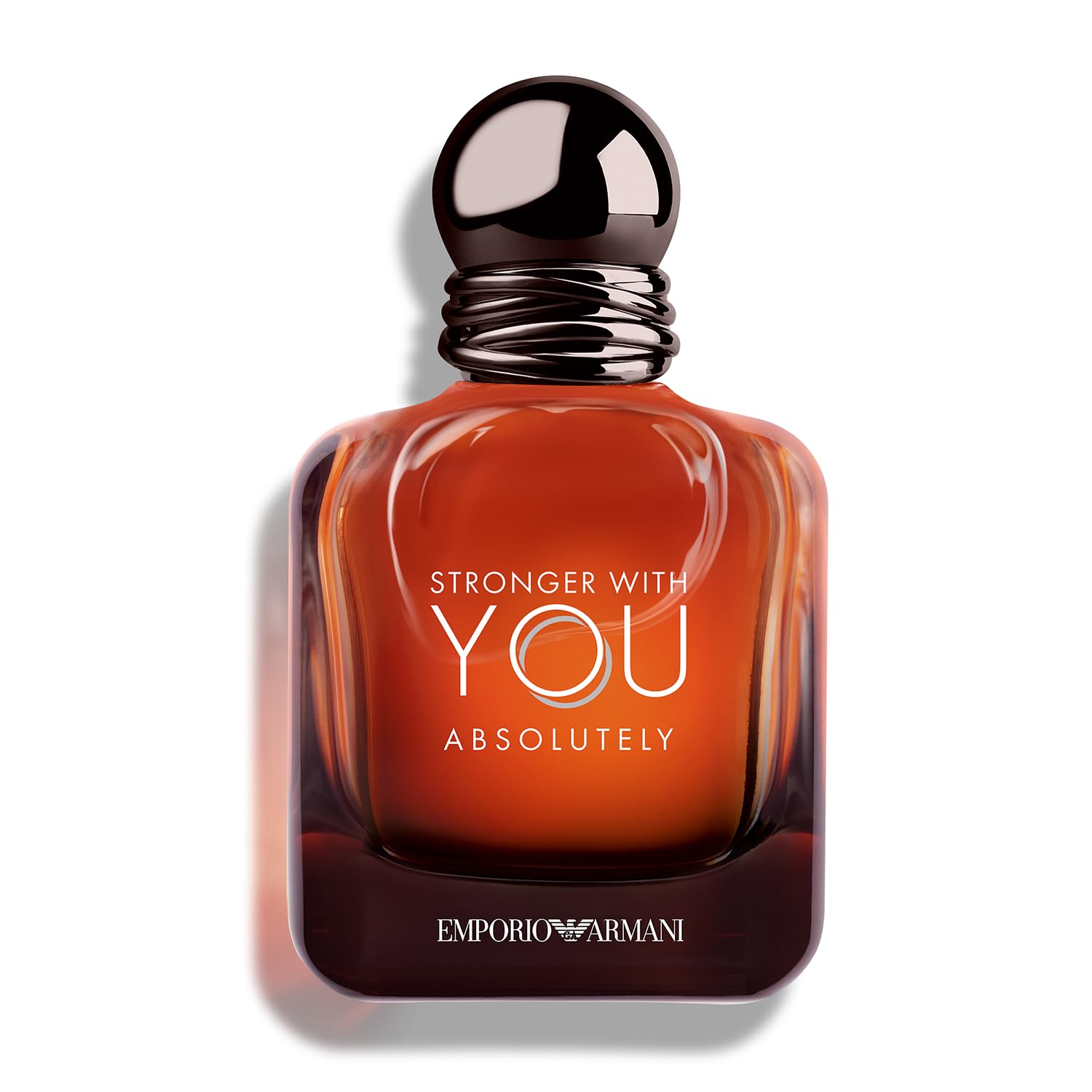 Armani Beauty Stronger with You Absolutely bottle ready for daily wear, suggesting a bold signature