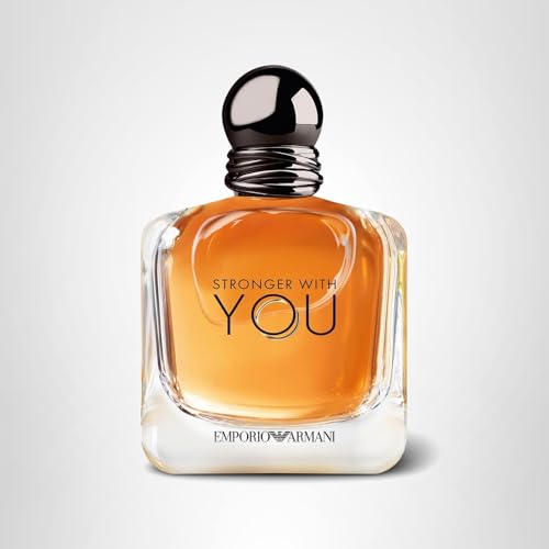 Armani Beauty Stronger With You couple symbol on cap evokes lasting connection
