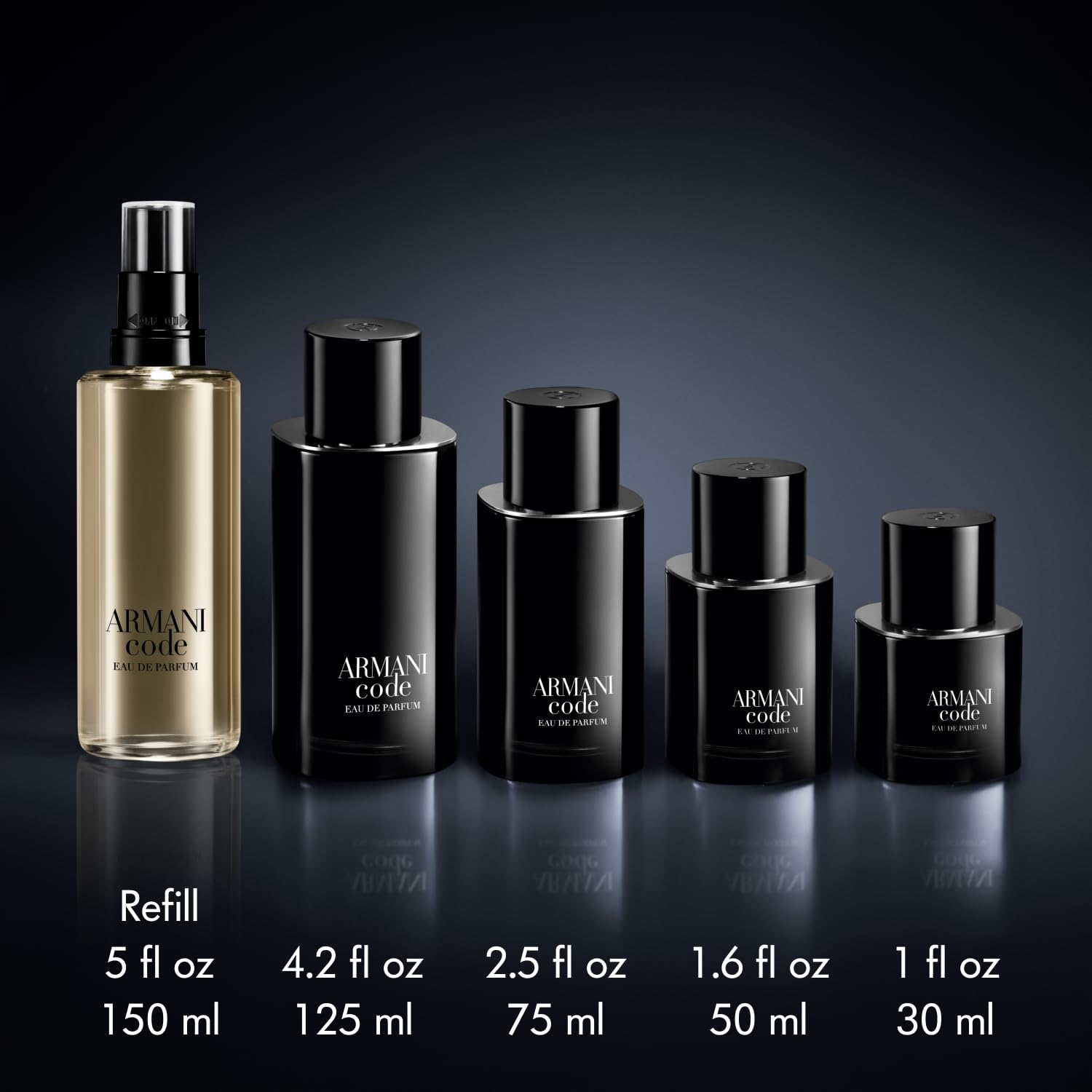 Armani Code EDP box packaging, perfect for gifting.