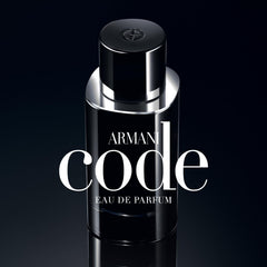 Armani Code EDP on wrists showing ideal application points.