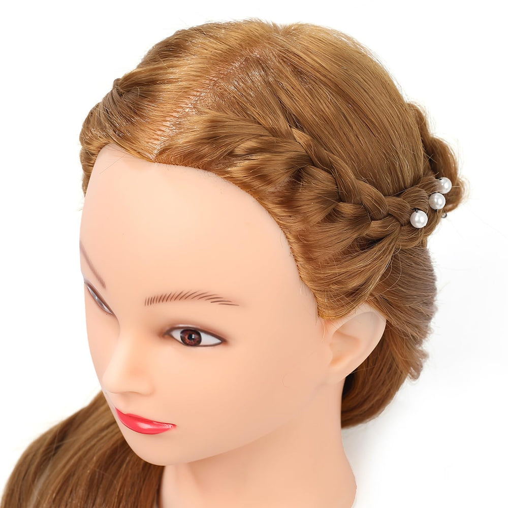 Armmu mannequin head with tools and clamp shown for complete training setup.