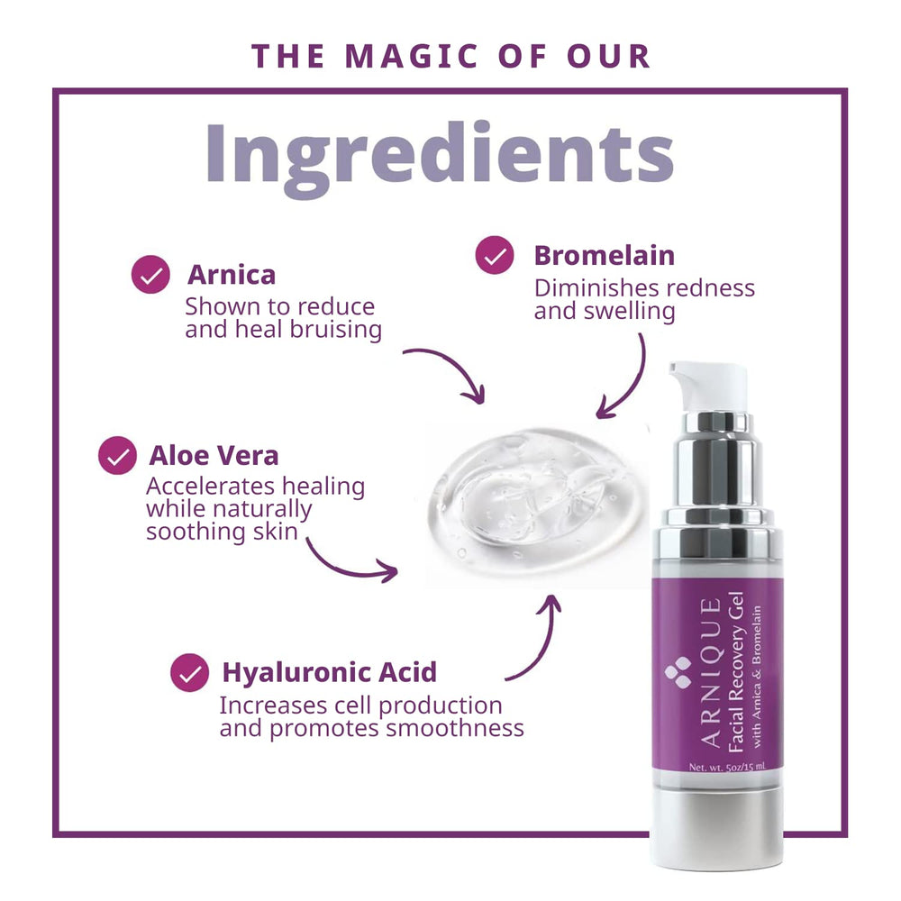 Arnique Arnica Gel Bromelain bottle showcases premium botanical blend.