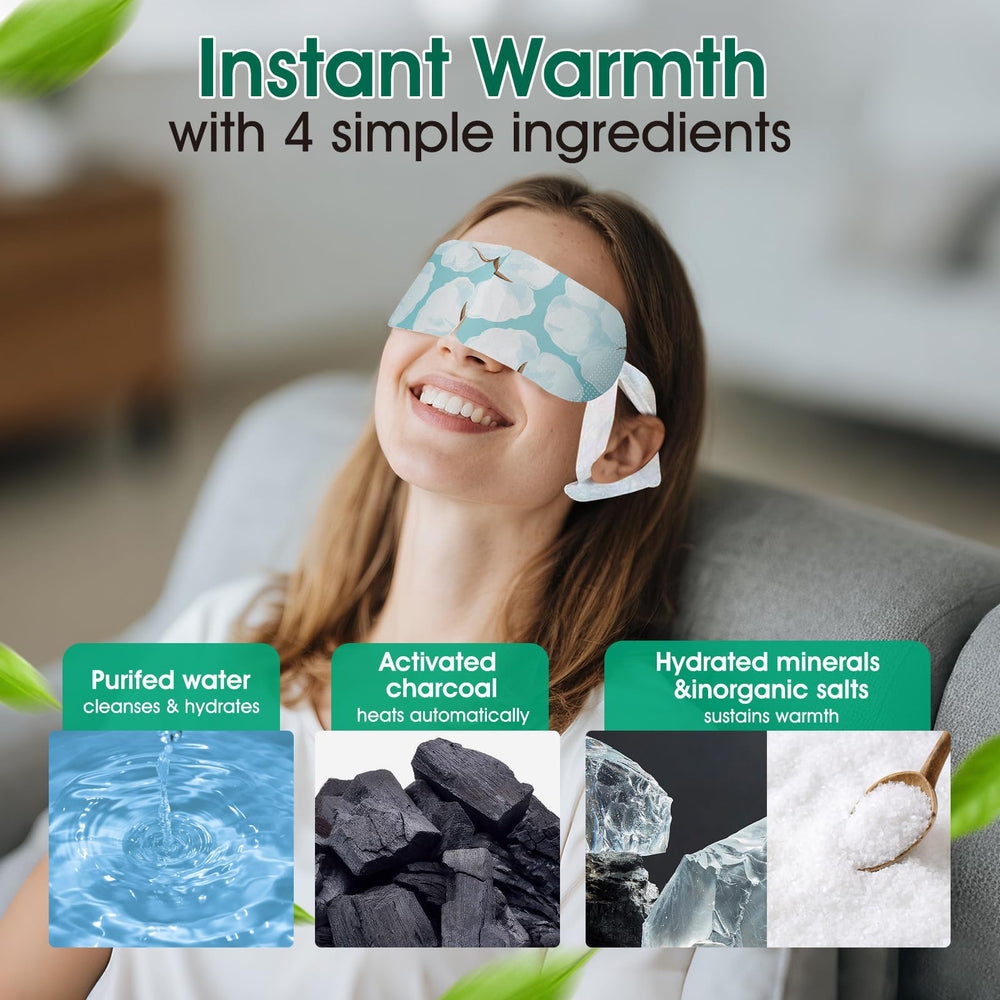 AROIC steam eye masks soft medical-grade fabric gentle on skin