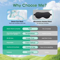 AROIC steam eye masks unscented packaging for fragrance-free use