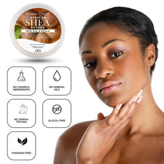 Aroma Depot Shea Butter unrefined texture close-up signals nourishing richness.