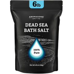 Aromasong Dead Sea Salt Bath Soak bulk 6 lbs for a relaxing soak.