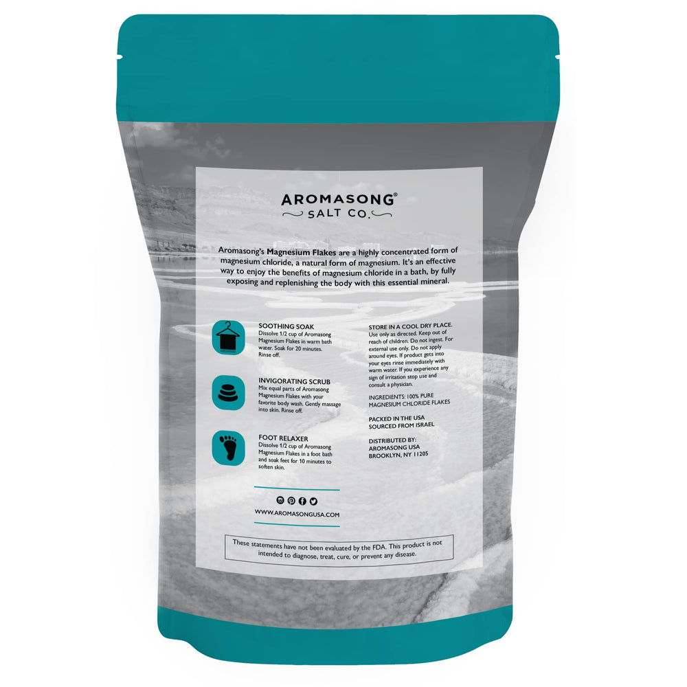 Aromasong gift-ready bath salt presentation for wellness gifting.