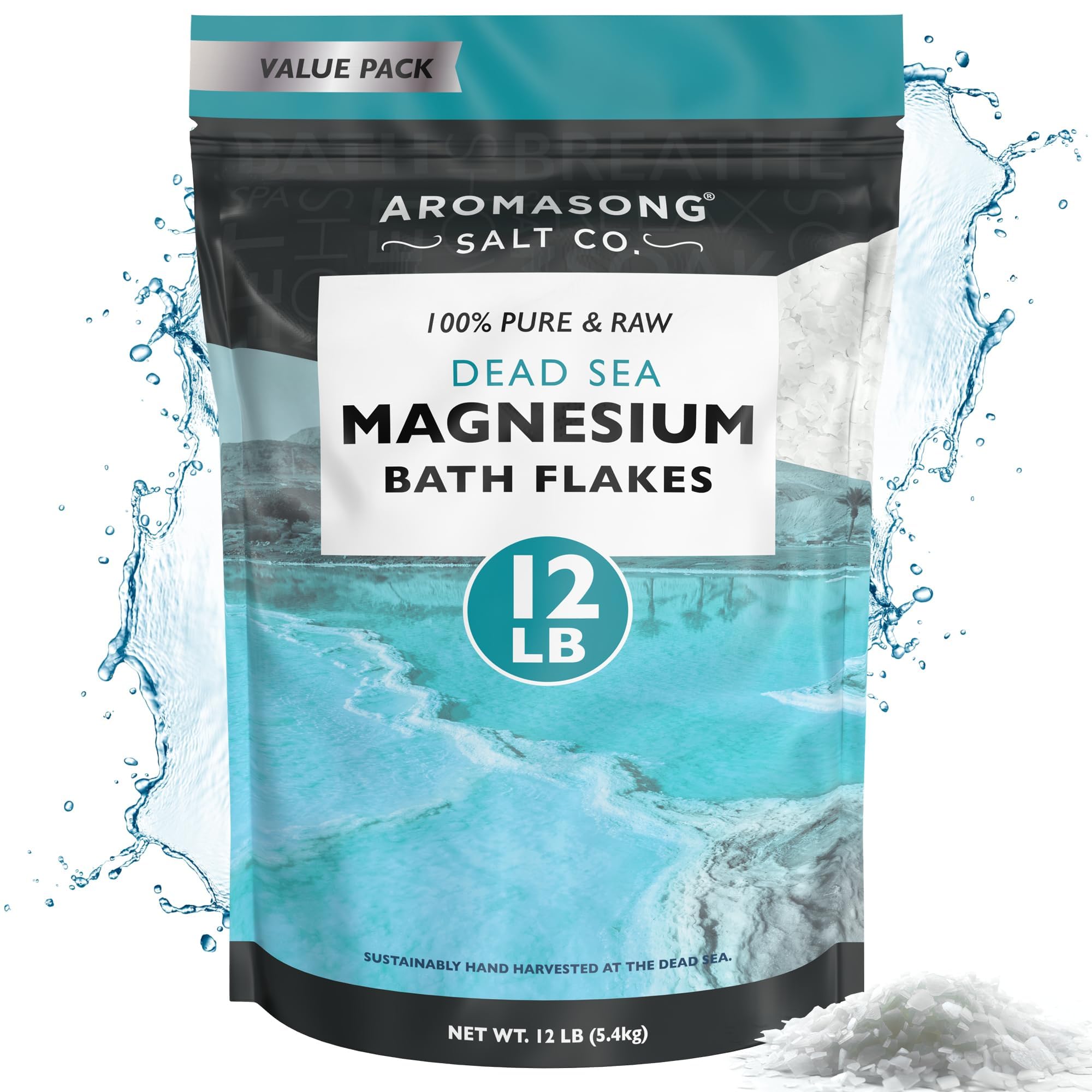 Aromasong 12 lb resealable pack highlighting convenient packaging.