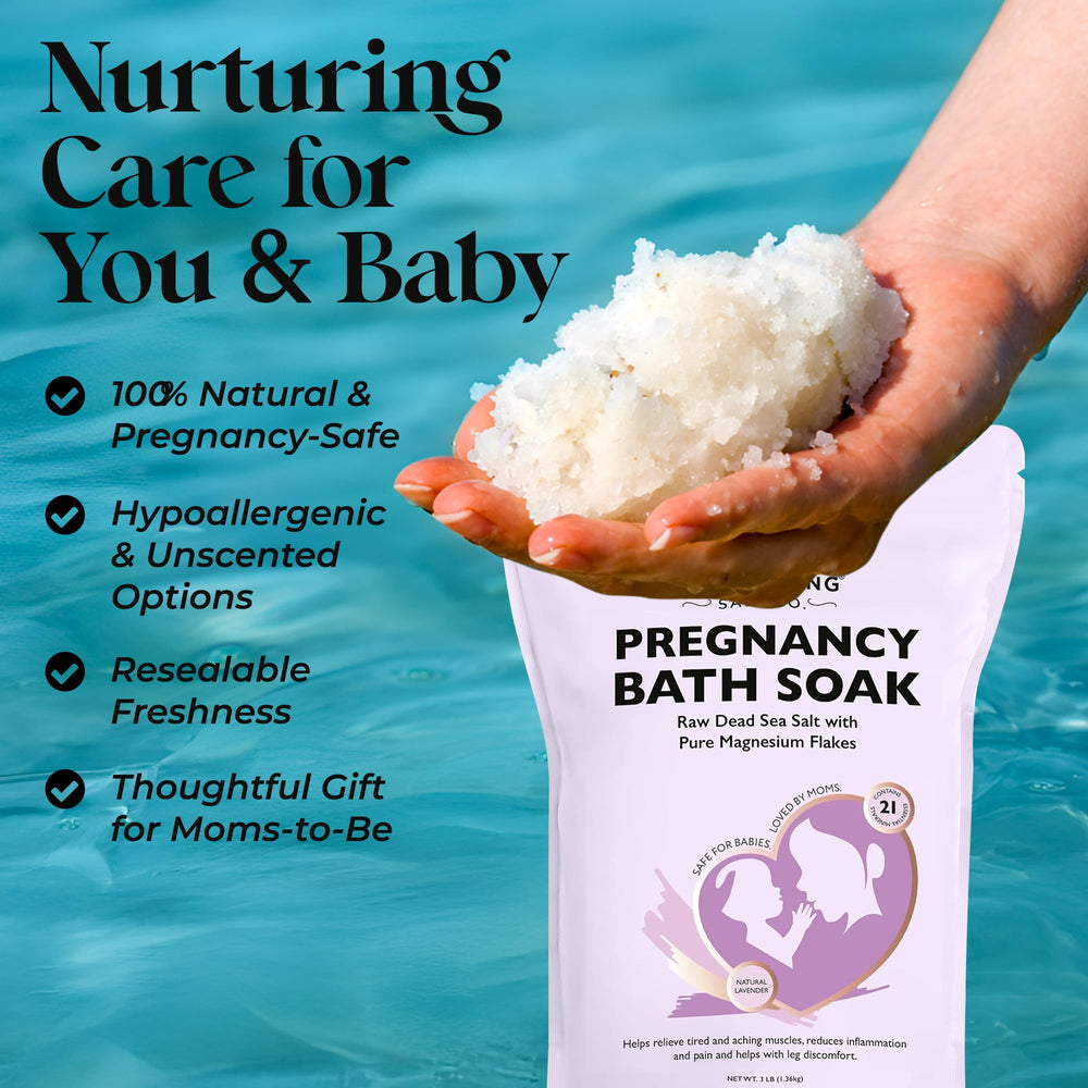 Aromasong skin-nourishing bath salts for pregnancy care