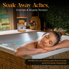 Aromasong raw dead sea salt with dead sea mud in salt texture for a distinctive scrub.