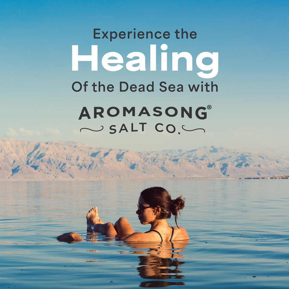 Aromasong skin-softening bath flakes for smoother skin after soaking.