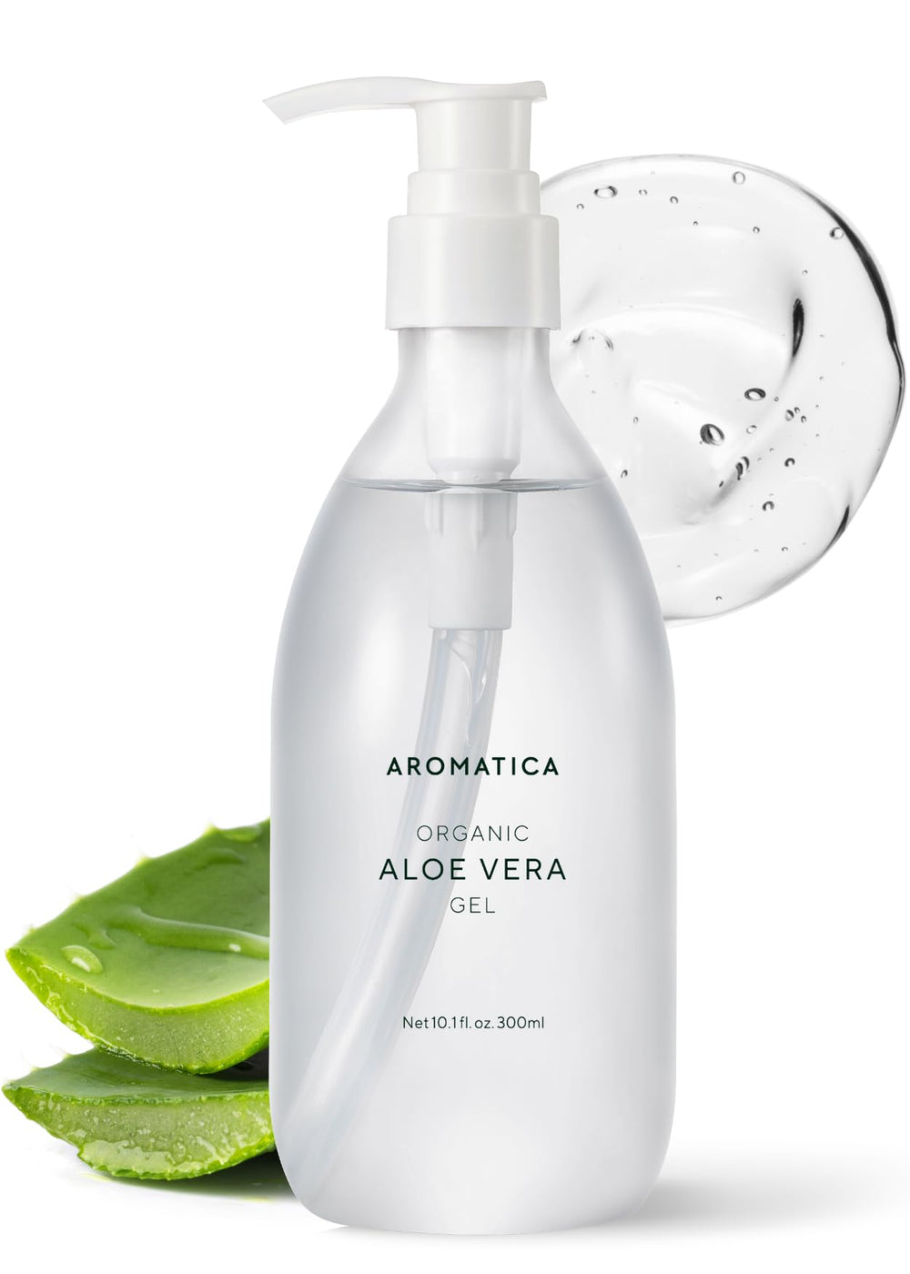 AROMATICA Aloe Vera Gel packaging front for everyday skin care