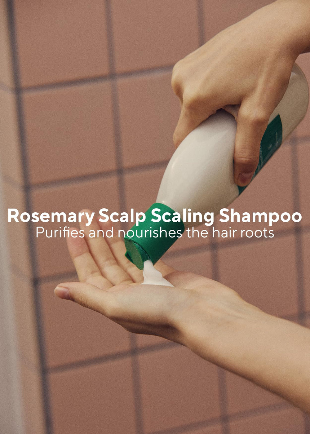 AROMATICA aromatherapy-inspired rosemary-mint blend close-up for refreshed scalp feel.