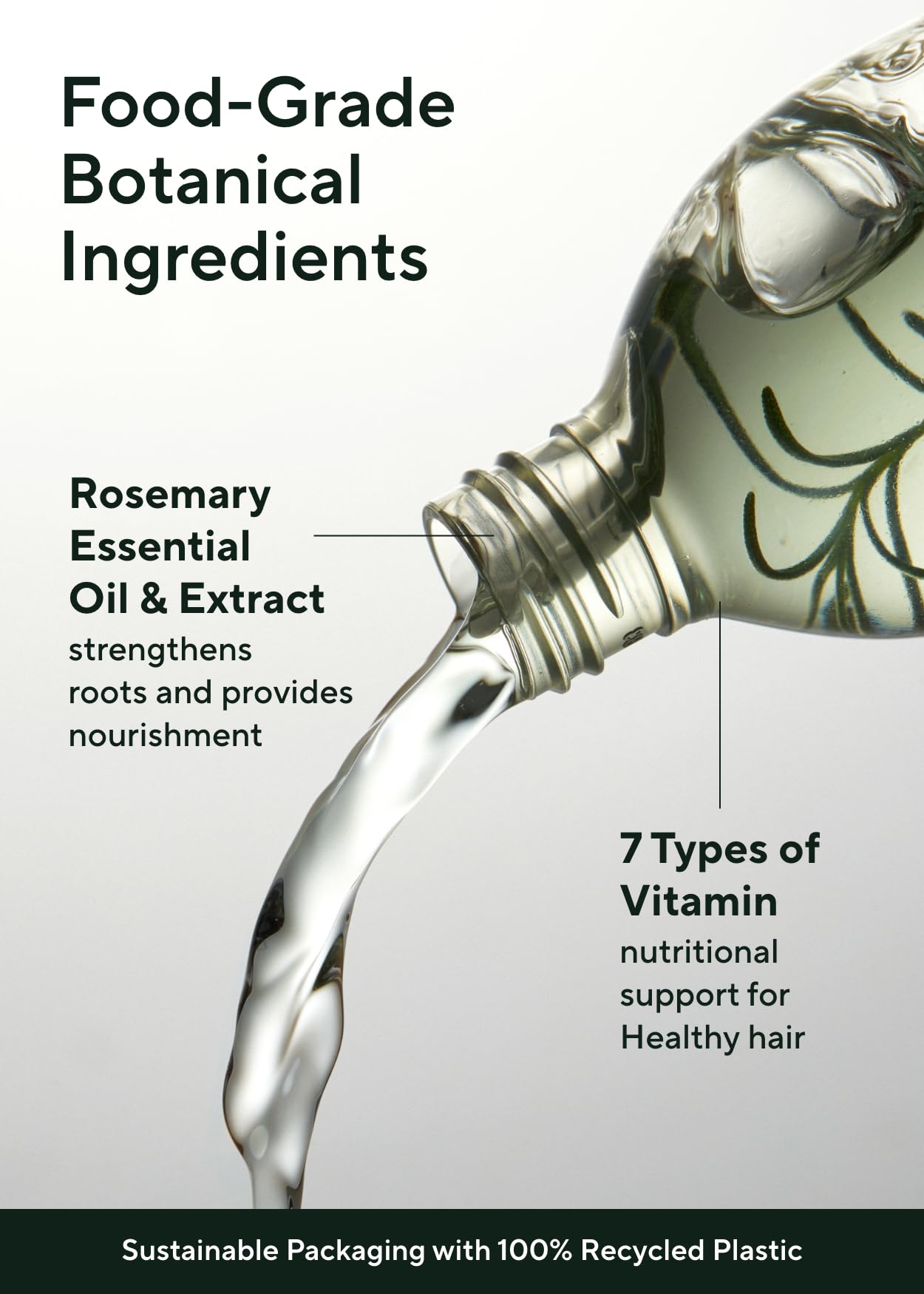 AROMATICA Organic rosemary oil supports scalp care and balance.