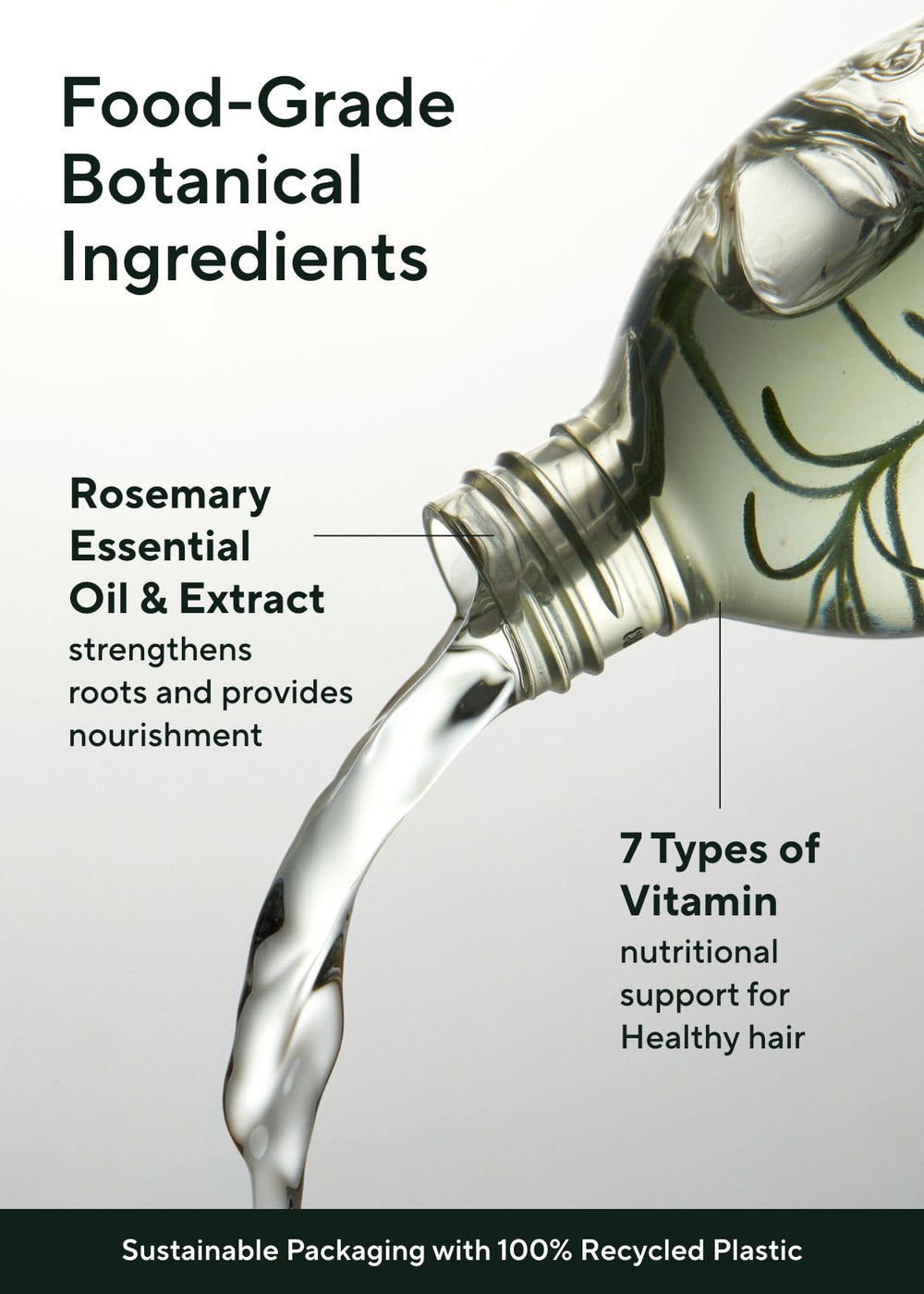 AROMATICA Organic rosemary oil supports scalp care and balance.