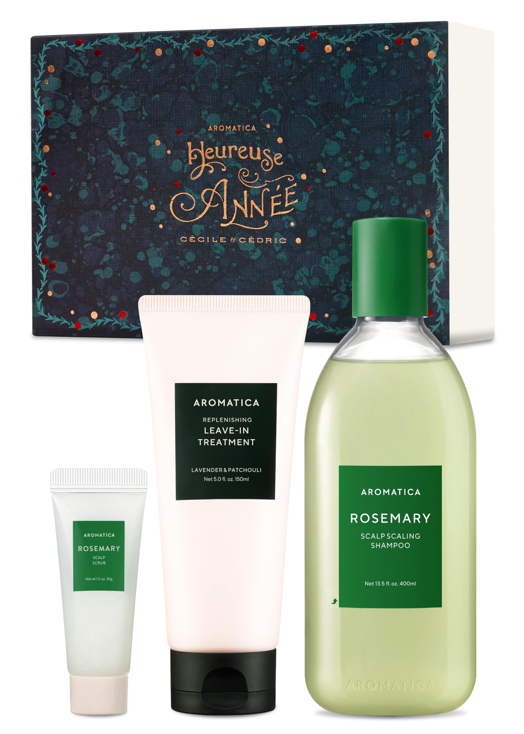 AROMATICA Rosemary Shampoo bottle for daily cleansing and potential scalp nourishment