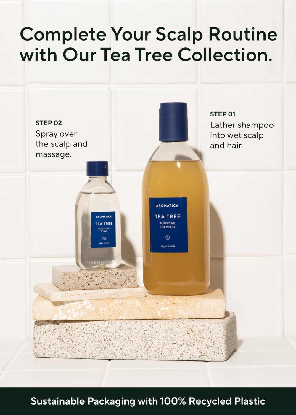 AROMATICA Tea Tree Purifying Tonic peppermint cooling notes