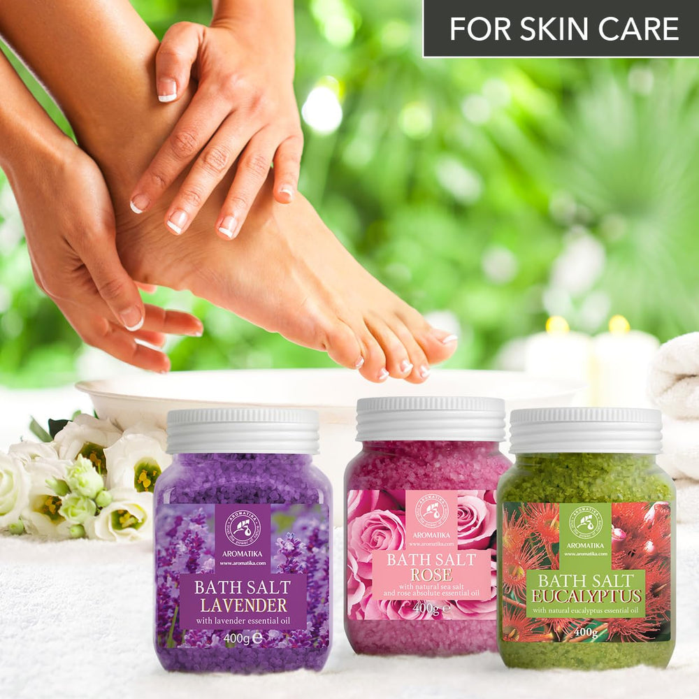 AROMATIKA Rose skin-softening bath—silky skin after soak.