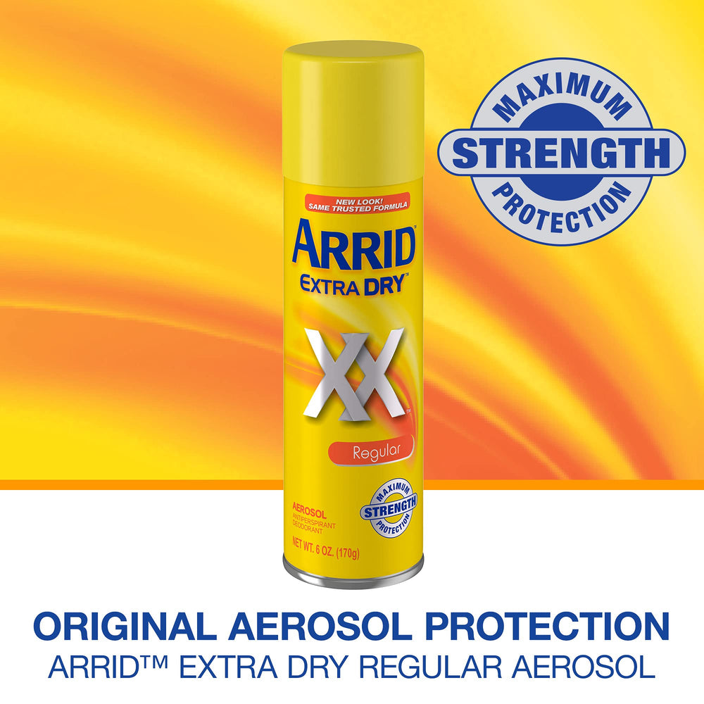 Arrid Extra Dry finish dries quickly for all-day confidence.