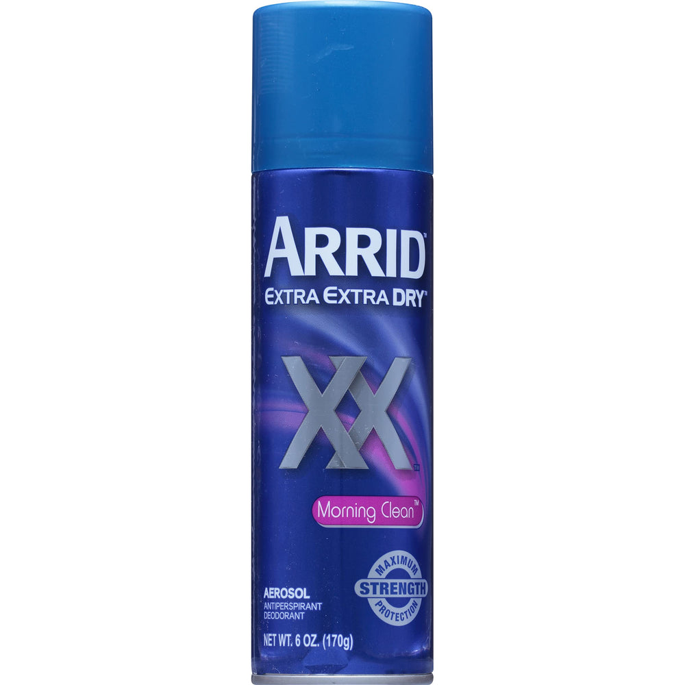 Arrid Morning Clean spray nozzle close up showing quick mess free application