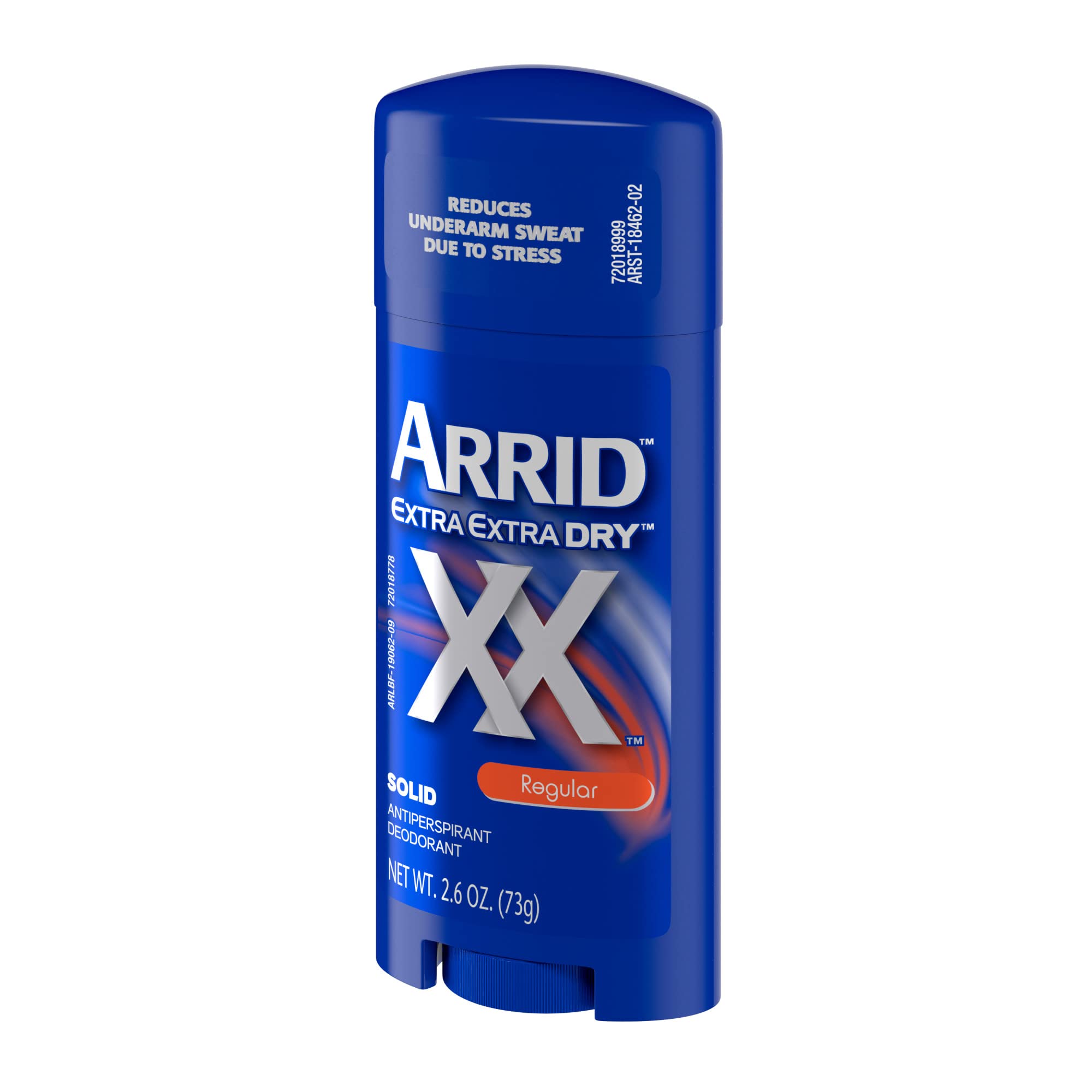 Arrid underarm application close-up demonstrates easy swipe on clean skin.