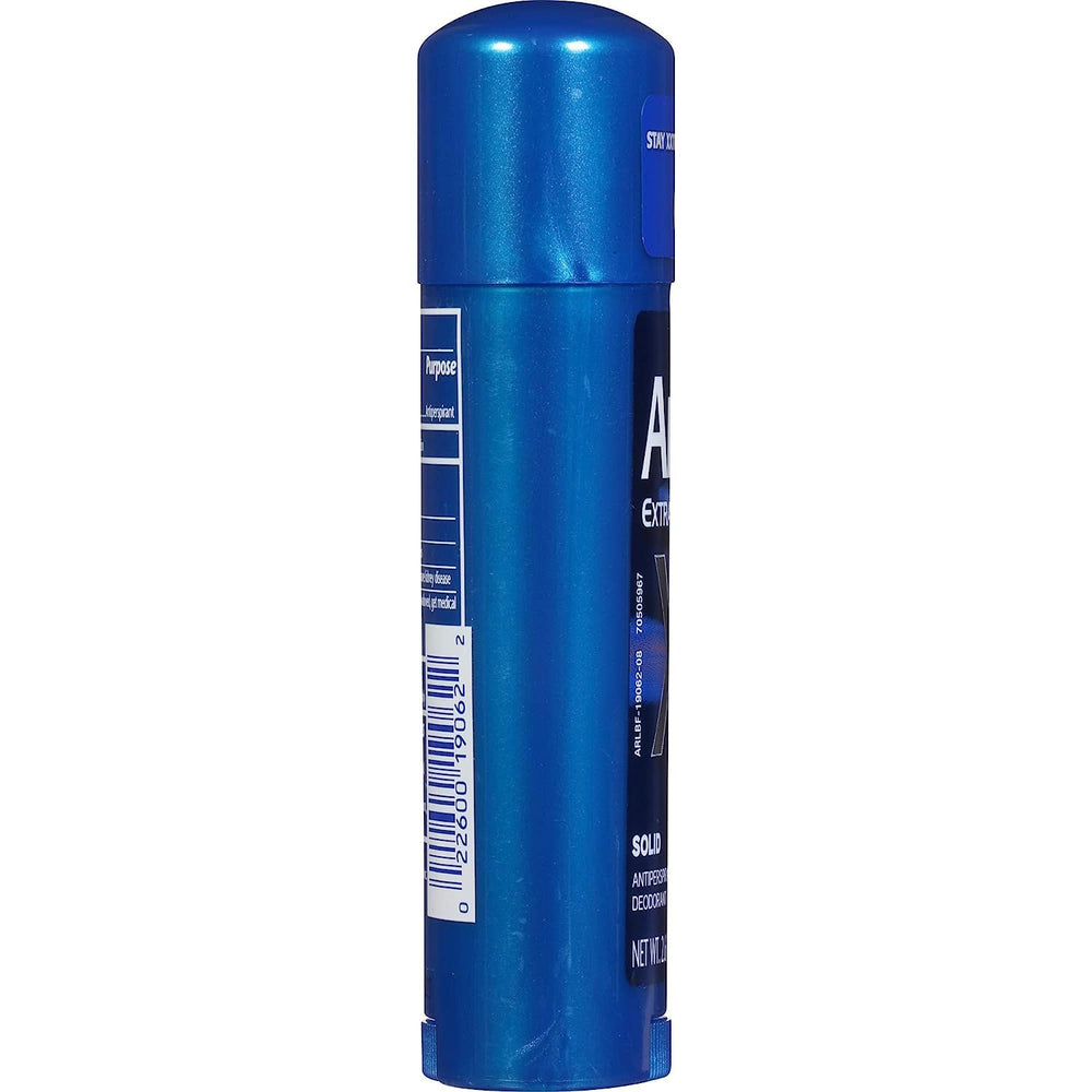 Arrid XX 2.6 oz solid stick close-up for travel size