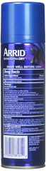 Arrid XX Morning Clean spray in use provides quick odor control during workouts.